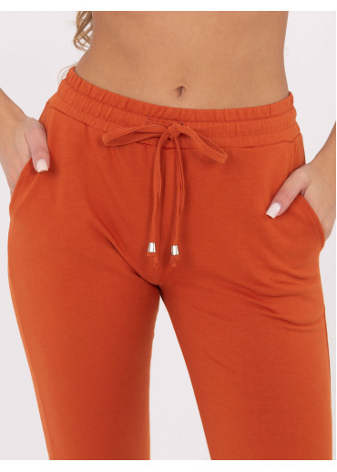 Karamelovo hnedé tepláky