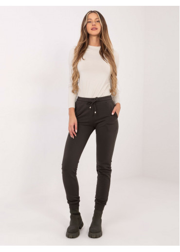 Khaki zelené basic tepláky