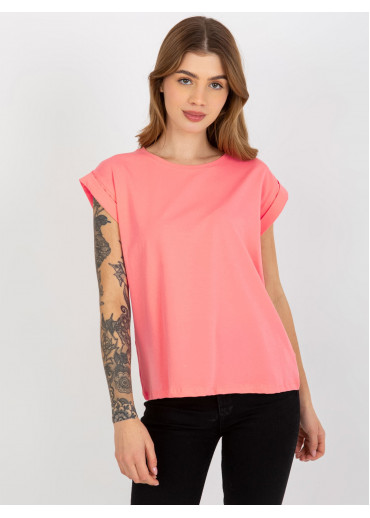 Broskyňovo ružové tričko