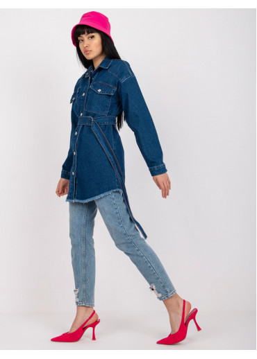 Modrá džínsová košeľa