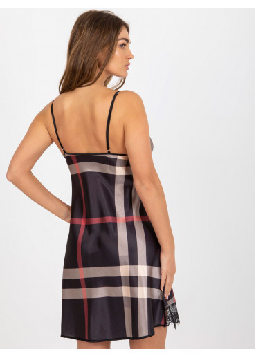 Čierna nočná košeľa