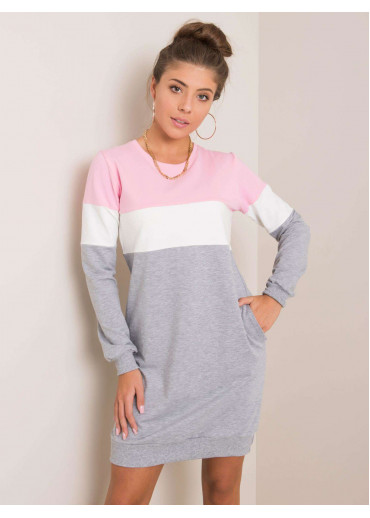 Ružové mikinové šaty