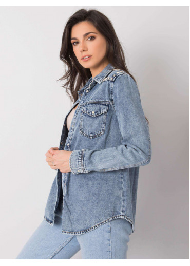 Svetlomodrá džínsová košeľa