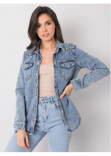 Svetlomodrá džínsová košeľa