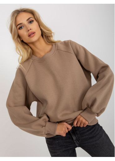 Béžovo hnedá mikina