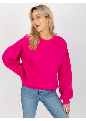 Fuchsiovo ružová mikina