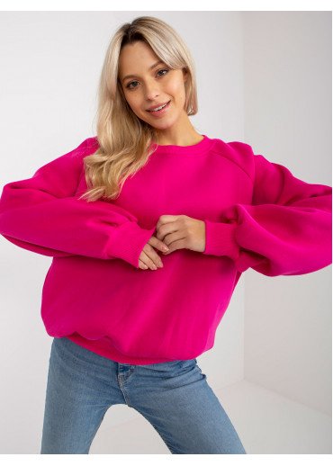 Fuchsiovo ružová mikina