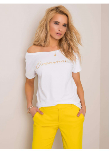 Biele tričko s potlačou