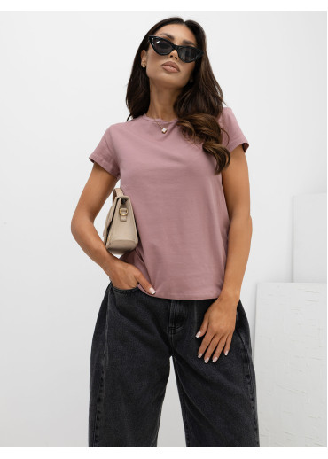 Ružové basic tričko